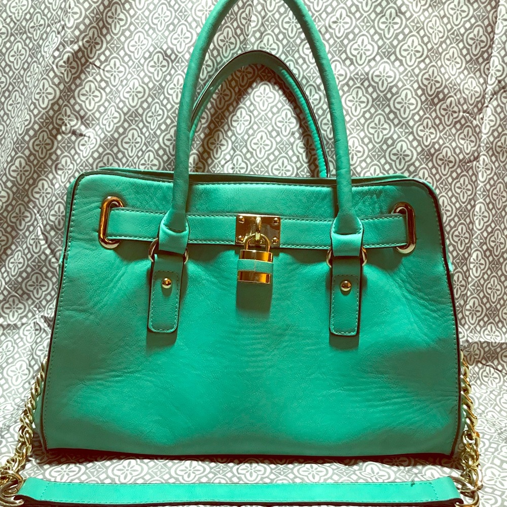 Large Mint Shoulder Bag